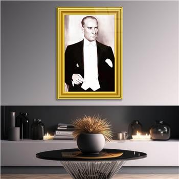 MUSTAFA KEMAL ATATÜRK Tempered Glasss Wall Art 
