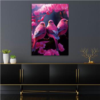 Vertical Tempered Glasss Wall Arts Natured-Themed170