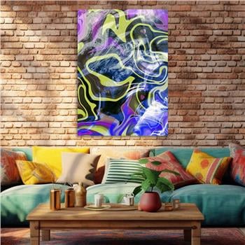 Kunst Thema auf bedrucktem Glas