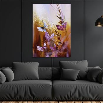 Kunst Thema auf bedrucktem Glas