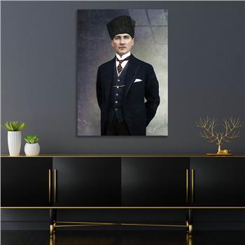 MUSTAFA KEMAL ATATÜRK Tempered Glasss Wall Art