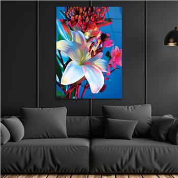 Vertical Tempered Glasss Wall Arts Natured-Themed160