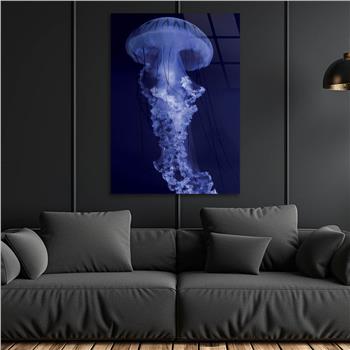 Vertical Tempered Glasss Wall Arts Natured-Themed217