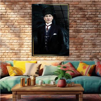 MUSTAFA KEMAL ATATÜRK Tempered Glasss Wall Art
