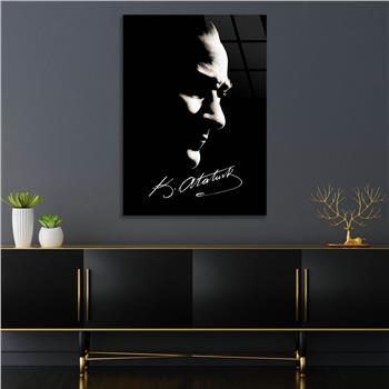 MUSTAFA KEMAL ATATÜRK Tempered Glasss Wall Art