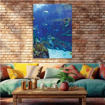 Tempered Glasss Wall Arts Natured-Themed