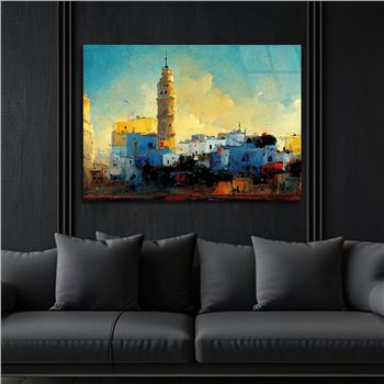 Horizontal Art-Themed Tempered Glass Wall Art 273
