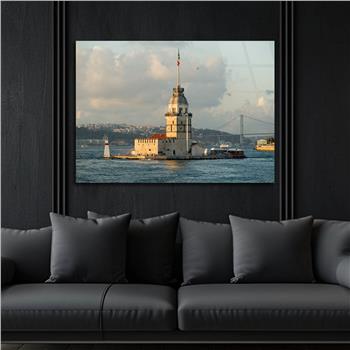 Horizontal Natured-Themed Tempered Glass Wall Art 269