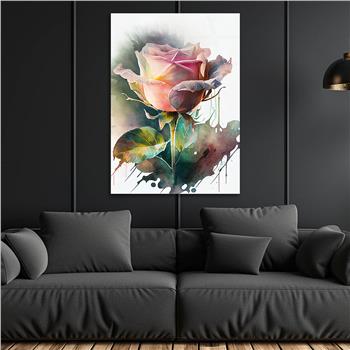 Vertical Tempered Glasss Wall Arts Natured-Themed114