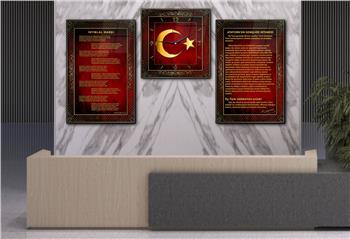 Vatan Temalı Saatli Set 051