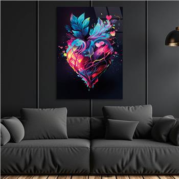 Vertical Tempered Glasss Wall Arts Natured-Themed118