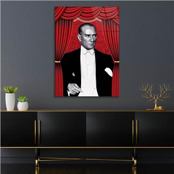 MUSTAFA KEMAL ATATÜRK Tempered Glasss Wall Art