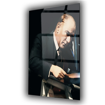 Dikey VatanTemalı Cam Tablo 214