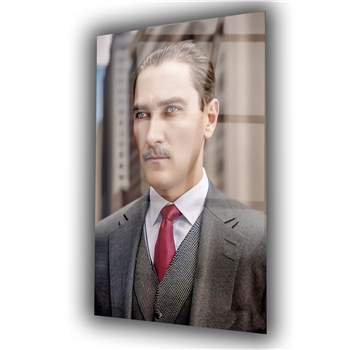 Dikey VatanTemalı Cam Tablo 224