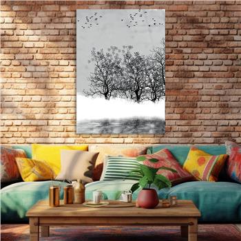 Vertical Tempered Glasss Wall Arts Art-Themed281