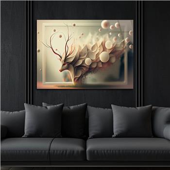 Horizontal Art-Themed Tempered Glass Wall Art 340