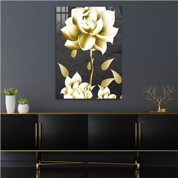 Vertical Tempered Glasss Wall Arts Natured-Themed107