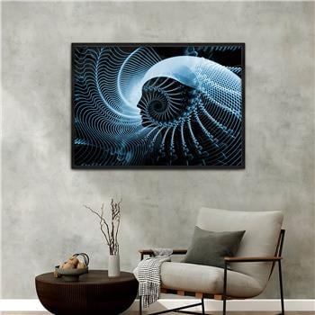Aluminum-Framed Art-Themed Tempered Glass Wall Art 089