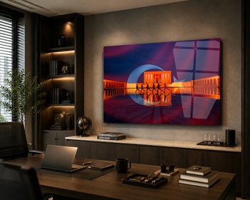 Tempered Glasss Wall Arts National-Themed