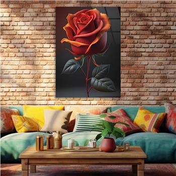 Vertical Tempered Glasss Wall Arts Natured-Themed123