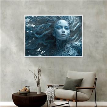 Aluminum-Framed Art-Themed Tempered Glass Wall Art 070