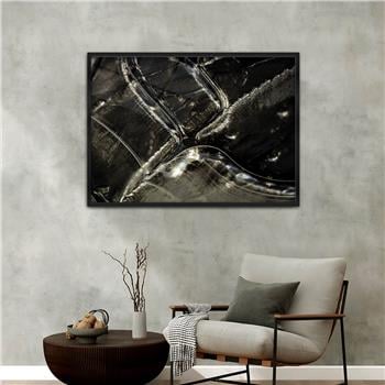 Aluminum-Framed Art-Themed Tempered Glass Wall Art 078