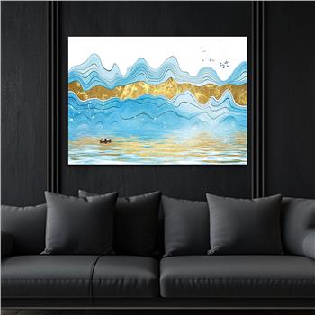 Horizontal Art-Themed Tempered Glass Wall Art 263