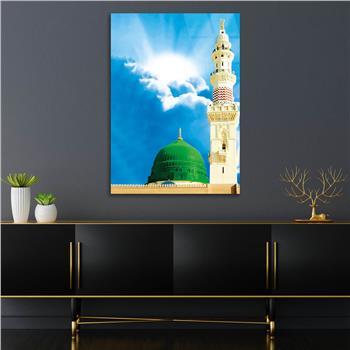 the Prophets Mosque Glass Wall Art