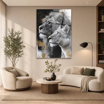 Dikey Sanat Temalı Cam Tablo 592