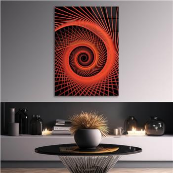 Kunst Thema auf bedrucktem Glas
