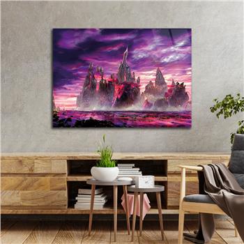Horizontal Art-Themed Tempered Glass Wall Art 283