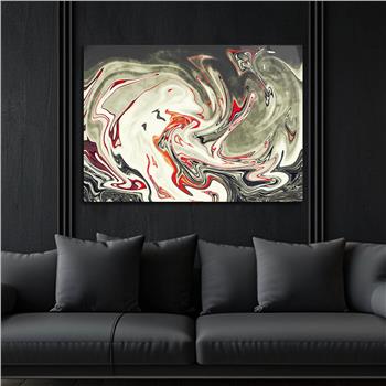 Yatay Sanat Temalı Cam Tablo 252