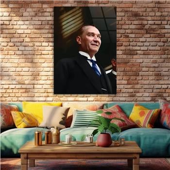 MUSTAFA KEMAL ATATÜRK Tempered Glasss Wall Art