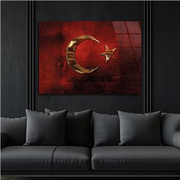 Horizontal National-Themed Tempered Glass Wall Art 86