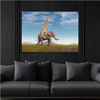 Tempered Glasss Wall Arts Natured-Themed