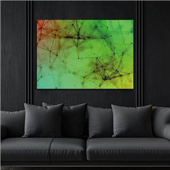 Horizontal Art-Themed Tempered Glass Wall Art 245