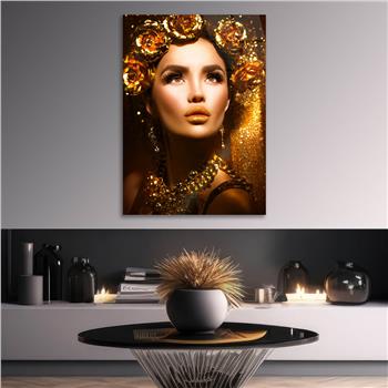 Kunst Thema auf bedrucktem Glas
