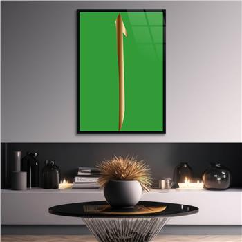 Alif Glass Islamic Wall Art , Elif  Letter Tempered Glass Wall Art