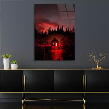 Tempered Glasss Wall Arts Natured-Themed