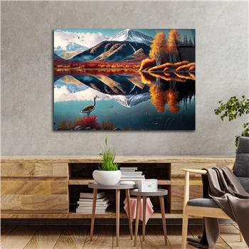 Horizontal Art-Themed Tempered Glass Wall Art 321