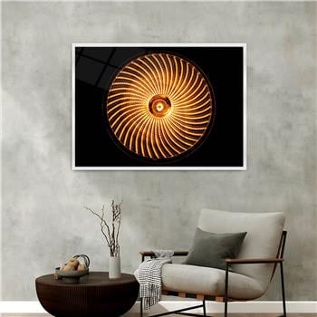 Aluminum-Framed Art-Themed Tempered Glass Wall Art 023