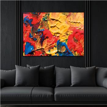 Horizontal Art-Themed Tempered Glass Wall Art 354