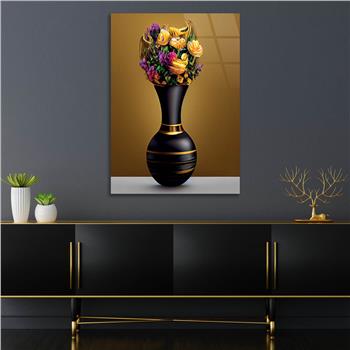 Vertical Tempered Glasss Wall Arts Art-Themed265