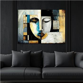 Horizontal Art-Themed Tempered Glass Wall Art 290