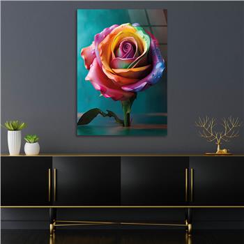 Vertical Tempered Glasss Wall Arts Natured-Themed134