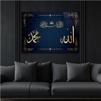 Religiöses Thema auf bedrucktem Glas