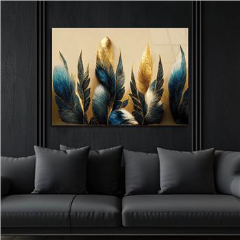 Horizontal Art-Themed Tempered Glass Wall Art 326