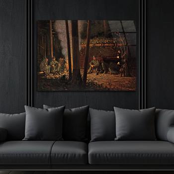 Tempered Glasss Wall Arts Art-Themed