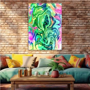 Kunst Thema auf bedrucktem Glas