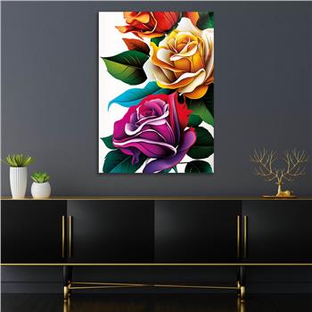Vertical Tempered Glasss Wall Arts Natured-Themed141